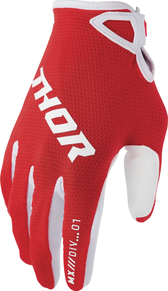 Thor Ridemode Static kesztyű, piros, L-es méret, 1, nordicamoto.ro
