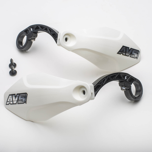 Handguards Kit Plastic White, 2, nordicamoto.ro