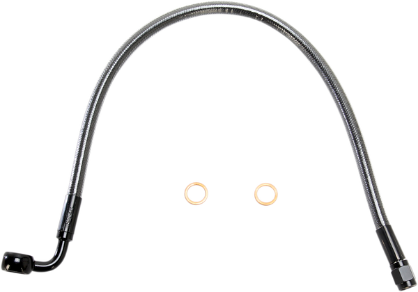 Alternate Length Designer Series Abs-specific Front Brake Line Kit Black, Black Pearl, 1, nordicamoto.ro