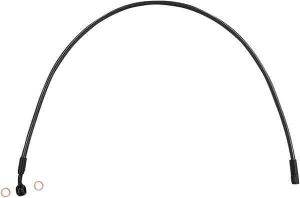 Braided Front Brake Line Black Pearl Oversize [+152 mm (6'')], 1, nordicamoto.ro