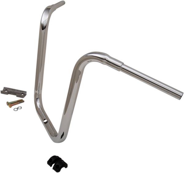 1-1/2(r) Grande Traditional Ape Hanger Handlebar Silver, 2, nordicamoto.ro
