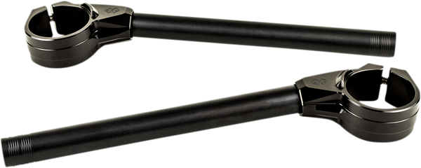 Clipon Gp- Light 2 Black, Anodized, 1, nordicamoto.ro