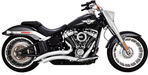 Big Radius Exhaust System Chrome, 2, nordicamoto.ro