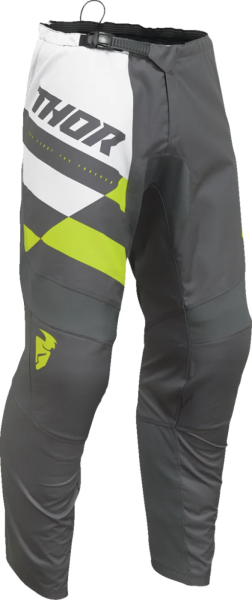 Pantaloni Copii Thor Sector Checker Gray/Green 18, 1, nordicamoto.ro