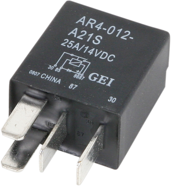 Micro Relay With Diode Black, 1, nordicamoto.ro