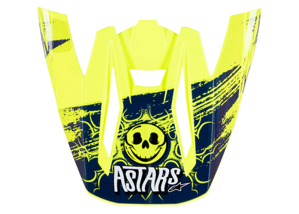 Cozoroc Alpinestars SM5 Rash sisak, sötétkék/sárga, EGY MÉRET, 2, nordicamoto.ro