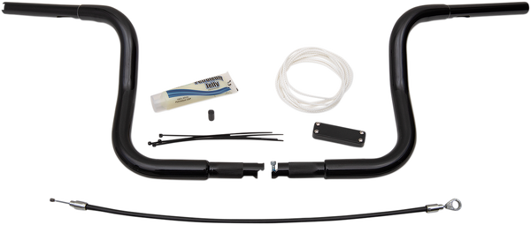 1-1/4(r) Ez Install Round Top Handlebar Kit Black, 4, nordicamoto.ro