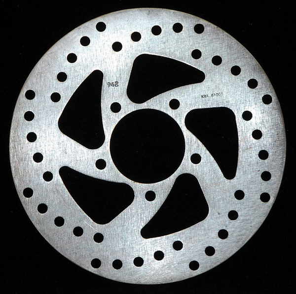 Round D-series Scooter Brake Rotor Silver, Stainless Steel, Zinc, 1, nordicamoto.ro