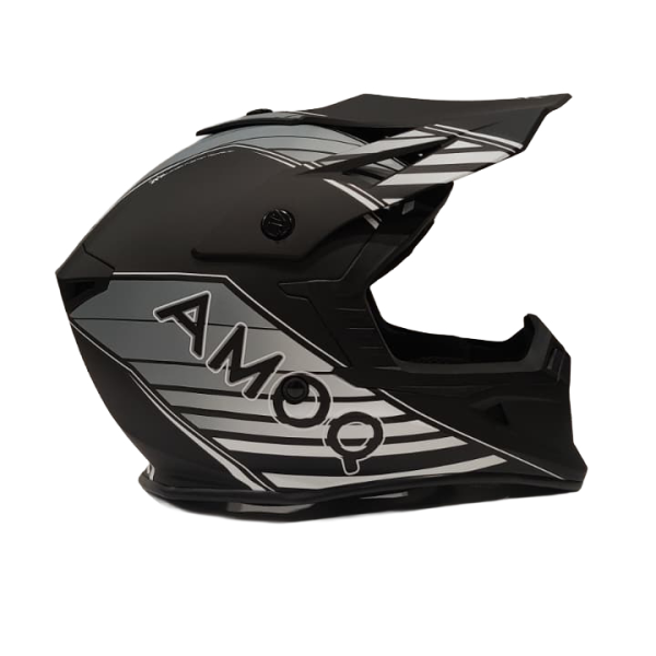 AMOQ Meteor V2 sisak, Axis fekete/szürke, L, 7, nordicamoto.ro