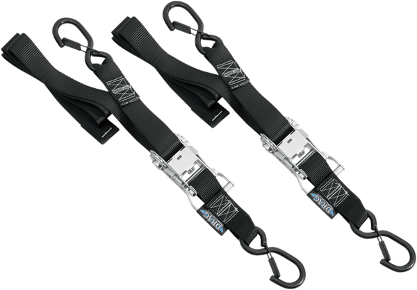 1-1/2(r) Ratchet Tie-downs Black, 1, nordicamoto.ro