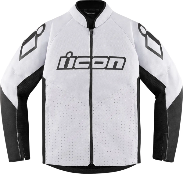 Icon Hooligan™ CE fehér textildzseki, 3XL, 1, nordicamoto.ro