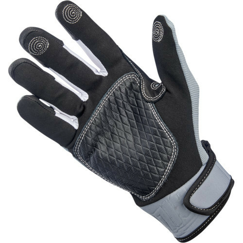 Biltwell Baja fekete/szürke kesztyű, L-es méret, 2, nordicamoto.ro