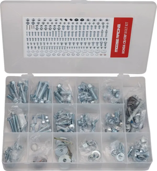MOOSE RACING M1 Cr-crf Bolt Kit Gray, Silver, 1, nordicamoto.ro
