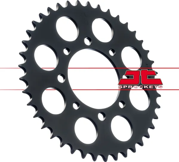 JT SPROCKETS Acél hátsó lánckerék, fekete, 3, nordicamoto.ro