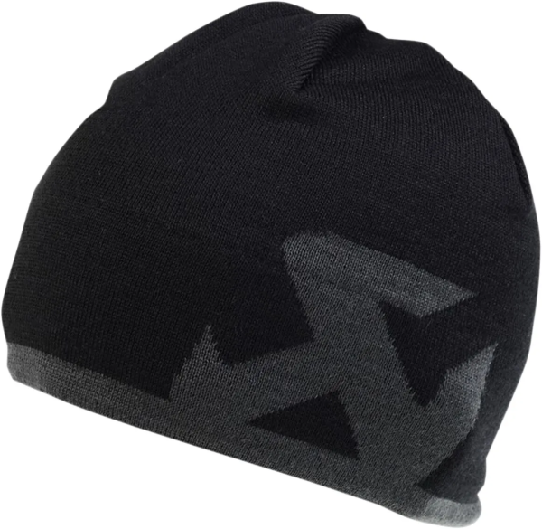 Brand Beanie Black, Gray, 1, nordicamoto.ro