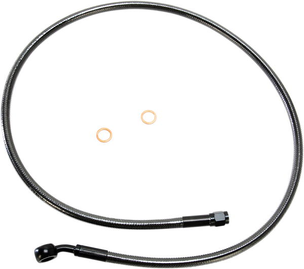 Alternate Length Designer Series Abs-specific Front Brake Line Kit Black, Black Pearl, 1, nordicamoto.ro