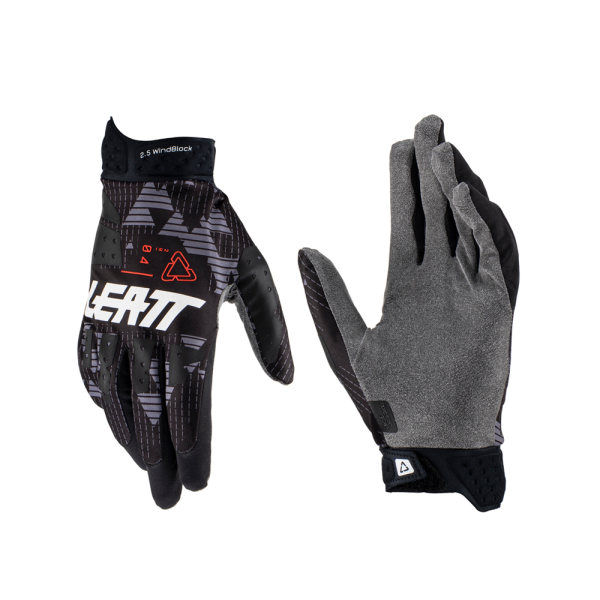 Leatt 2.5 Windblock kesztyű, fekete/grafit, M-es méret, 1, nordicamoto.ro