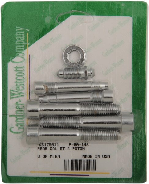 Caliper Mounting Bolt Kit Silver, 2, nordicamoto.ro