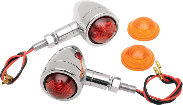 Custom Bullet Marker Lights Chrome, 1, nordicamoto.ro