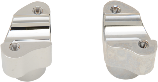 Buffalo Billet Aluminum Handlebar Riser Silver, 1, nordicamoto.ro