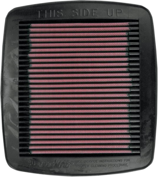 High-flow Air Filter Black, Red, 1, nordicamoto.ro