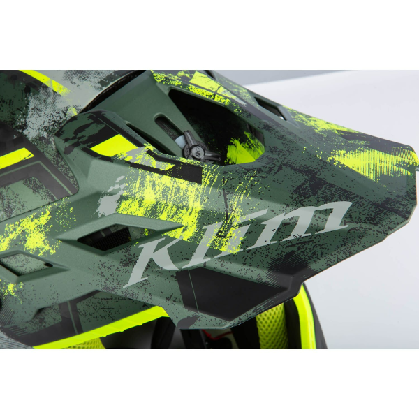 Klim F3 Carbon ECE Unruly fekete–fehér motoros sisak, 53, nordicamoto.ro