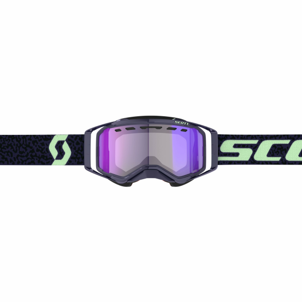 Scott Goggle Prospect Snow Cross LS dark purple/mint green / light sensitive blu, 2, nordicamoto.ro