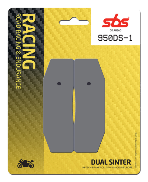 Ds Racing Dual Sintered Brake Pads, 2, nordicamoto.ro