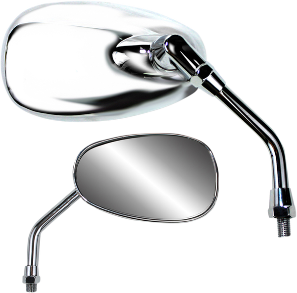 Classic American-style Mirror Silver, 1, nordicamoto.ro