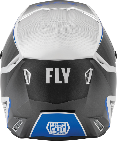 Fly Ece Kinetic Drift gyermek sisak, kék/fehér/szürke, YS, 3, nordicamoto.ro