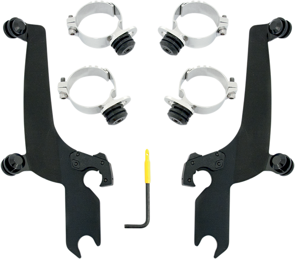 No-tool Trigger-lock Mount Kit For Sportshield Black, 1, nordicamoto.ro