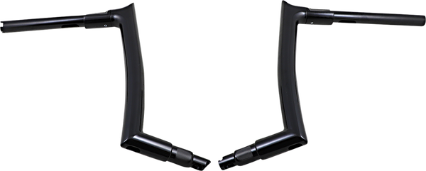 1-1/2(r) Ez Install Pointed Top Handlebar Black, 2, nordicamoto.ro