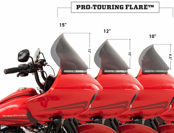 Pro Touring Flare Windshield Gray, 2, nordicamoto.ro