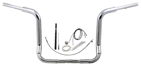 1-1/2(r) Ez Install Rounded Top Handlebar Kit Silver, 1, nordicamoto.ro