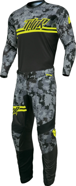 Tricou Copii Thor Sector Digi Black/Gray L, 4, nordicamoto.ro