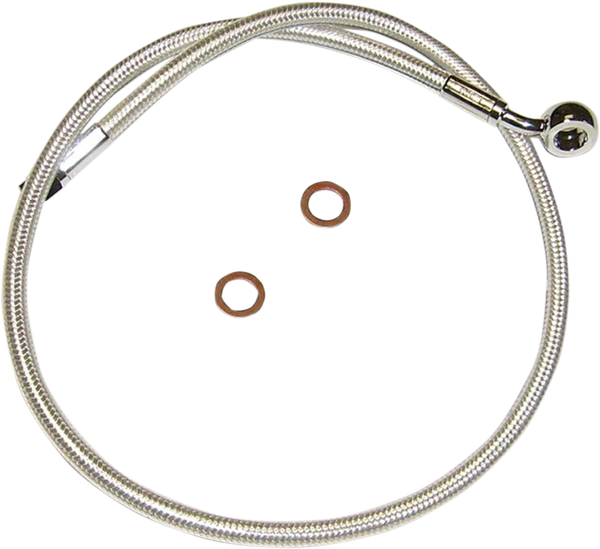 Alternate Length Designer Series Abs-specific Front Brake Line Kit Chrome, Sterling Chromite® Ii, 1, nordicamoto.ro