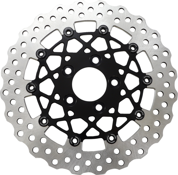 Two-piece Brake Rotor Black, 2, nordicamoto.ro