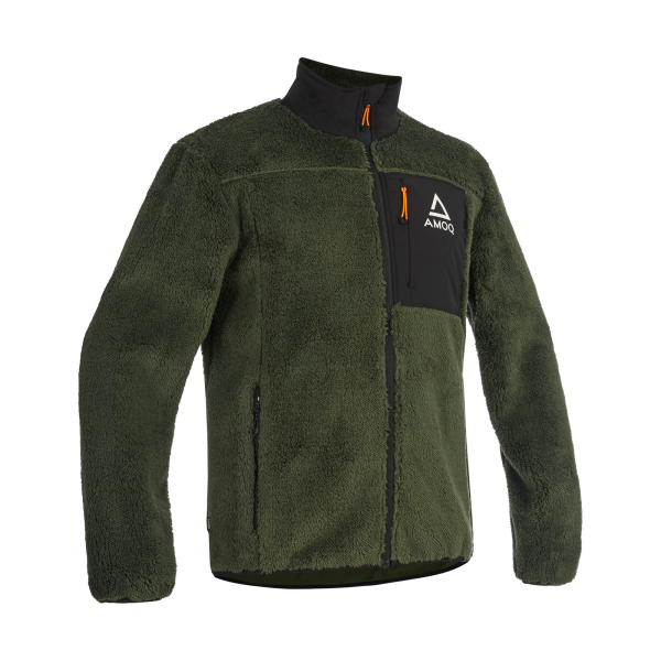 AMOQ Density Fleece Jacket Green/Black, L, 1, nordicamoto.ro