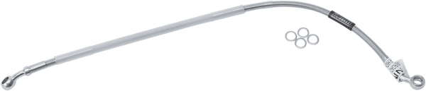 Stock-length Rear Brake Line Silver Standard, 1, nordicamoto.ro