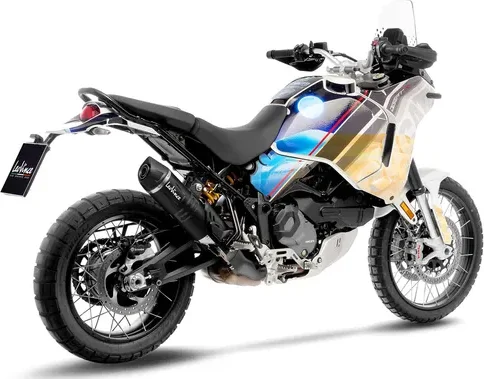 LeoVince LV One Evo Black Edition csőre szerelhető kipufogórendszer a Ducati DesertX-hez, 3, nordicamoto.ro
