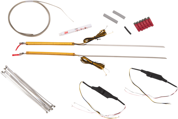 Truwrapz® 360 Degree Led Fork Lights Amber, 3, nordicamoto.ro