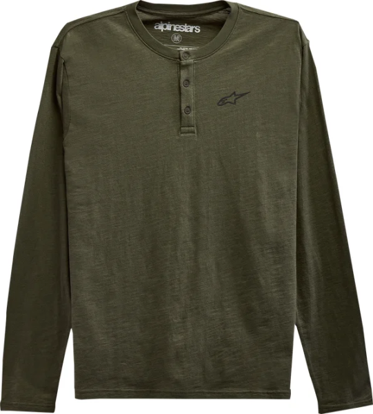 Gravel Henley Jersey Green M, 1, nordicamoto.ro