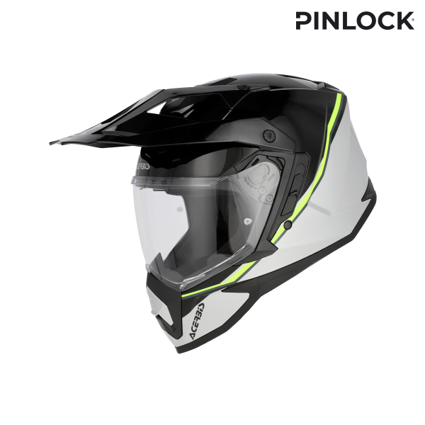 Acerbis Assault Graphic teljes arcú sisak, fekete/fluoreszkáló sárga, L-es méret, 1, nordicamoto.ro