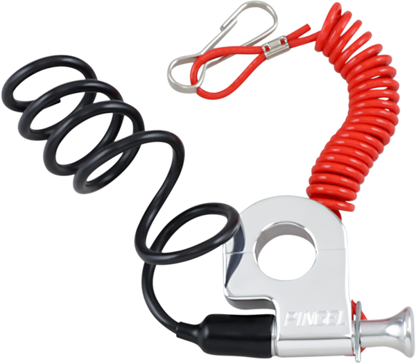 Tether Kill Switch Black, Orange, Silver, 1, nordicamoto.ro