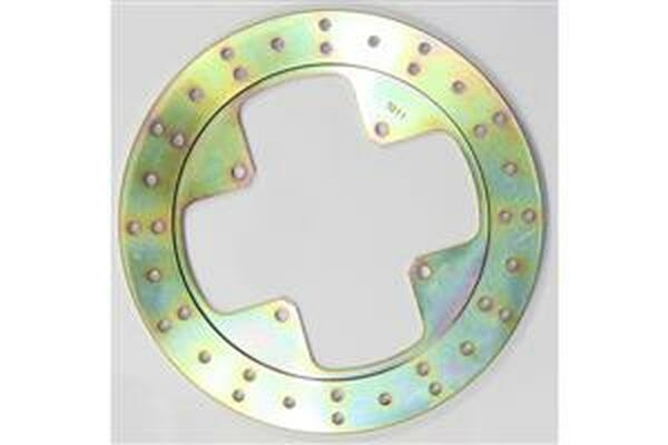 Round Hpsr Solid Brake Rotor Gold, Stainless Steel, Zinc, 1, nordicamoto.ro