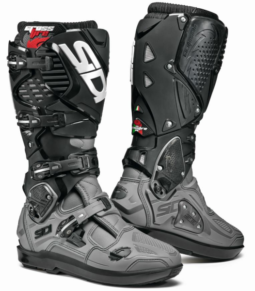 Sidi Crossfire 3 SRS csizma, szürke/fekete, 40-es méret, 1, nordicamoto.ro