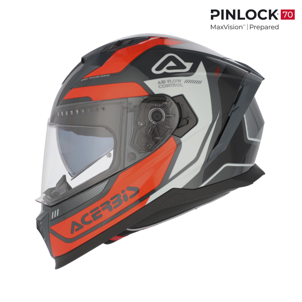 Acerbis X-Way Graphic narancssárga/szürke XL sisak, 7, nordicamoto.ro