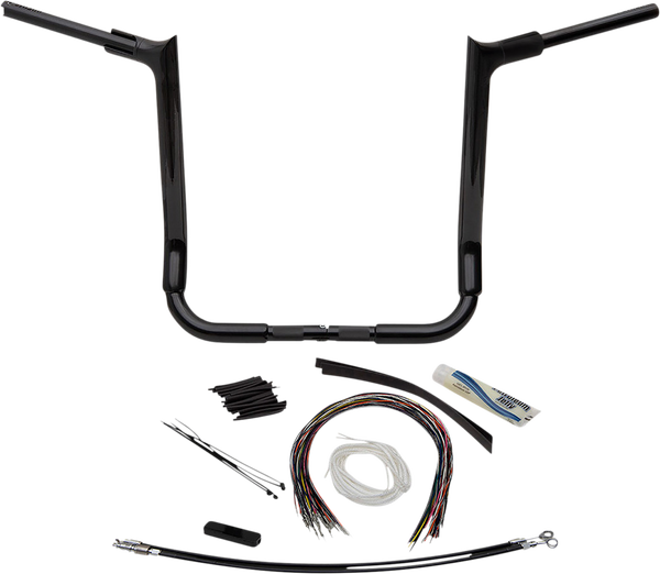 1-1/2(r) Ez Install Pointed Top Handlebar Kit Black, 3, nordicamoto.ro