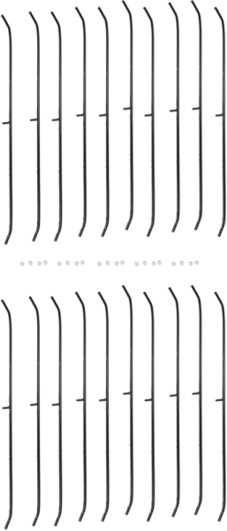Replacement Easy Steer Bars Black, 2, nordicamoto.ro