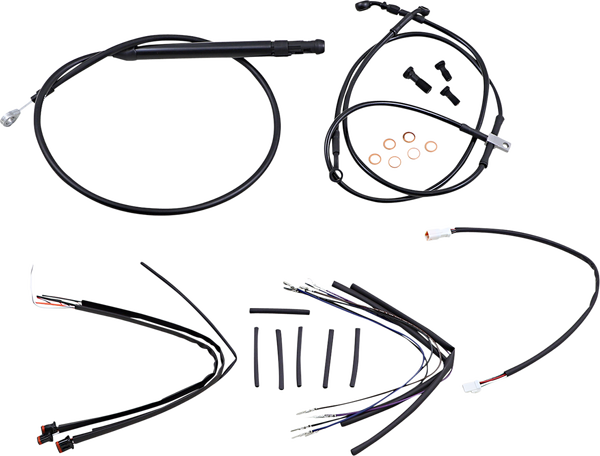 Jail Bar Cable Kit Black, 1, nordicamoto.ro